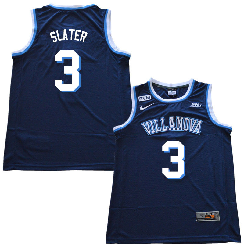 2018 Men #3 Brandon Slater Villanova Wildcats College Basketball Jerseys Sale-Navy